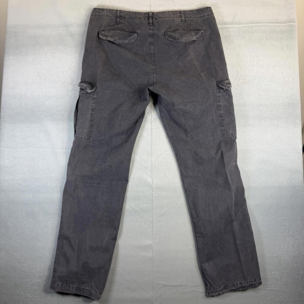 AG Adriano Goldschmied Supply Cargo Pants Mens 38 Gray Standard Issue Army USA - Picture 3 of 8